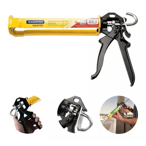 PISTOLA PARA TUBO DE SILICONE TRAMONTINA