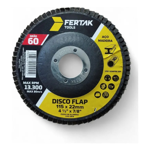 DISCO FLAP G.60 4.1/2x7/8 FERTAK