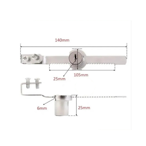 FECHADURA PARA VITRINE 140MM STARFER